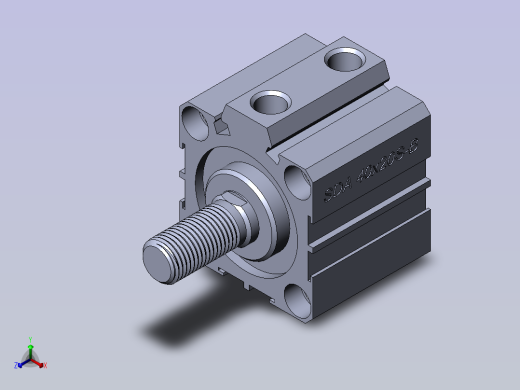 气缸sda-40x20s-b-sda-40x20s-b-air-cylinder-1.snapshot.3正等轴测缩略图