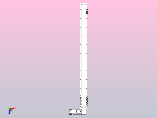 机器人皮带驱动直线轴TPA-GCB-80-P60-L1000-DR-M20-N3俯视缩略图