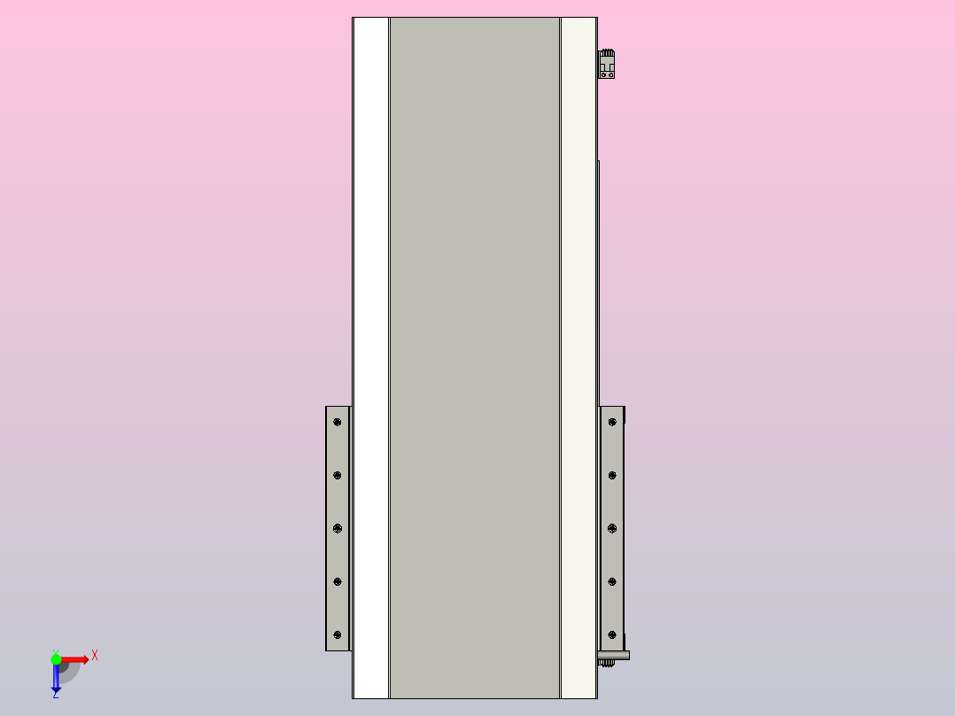 直驱直线电机轴TPA-LNP-230D-P32-L300-C-1-3-C-10-N3(磁栅尺)俯视图