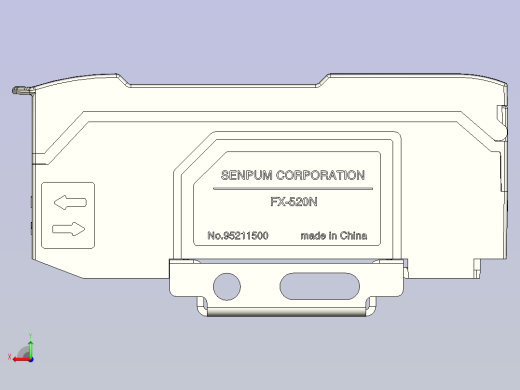 深浦光纤传感器 fx-520 3D后视缩略图