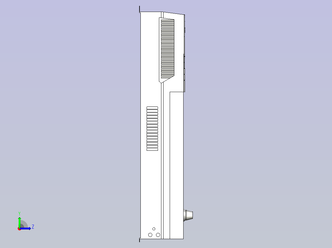 ABB交流驱动器AC Drives  ACH550-VD-024A-2左视图