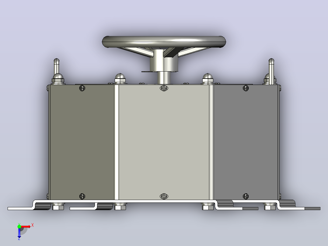 TDGC2J-5接触调压器三维模型202011俯视图
