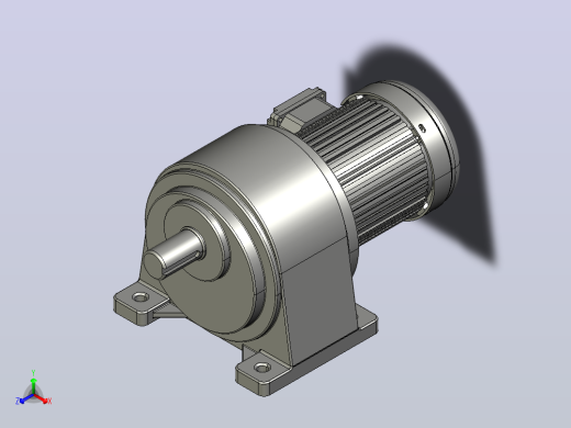 中型减速电机图纸ZH750-S-125K-200K(40轴)