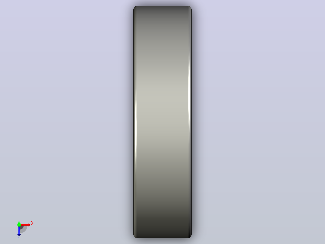 SKF自调心球轴承ball_bearing_1309_ek_0俯视图