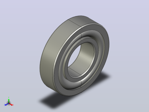 SKF自调心球轴承ball_bearing_1309_ek_0正等轴测缩略图