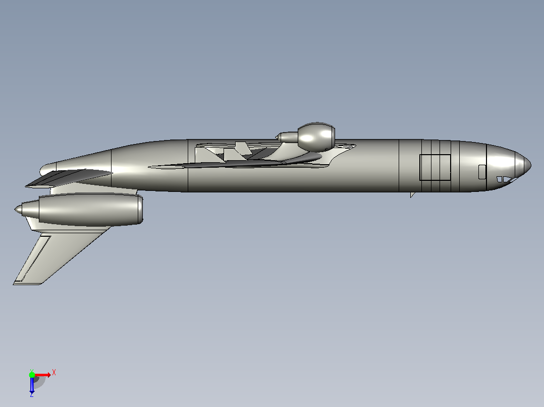 道格拉斯KC-10扩展机俯视图