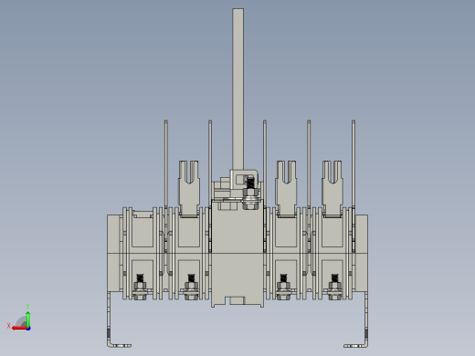 HH15-63_4QSA 4P隔离开关熔断器组三维模型202103后视缩略图