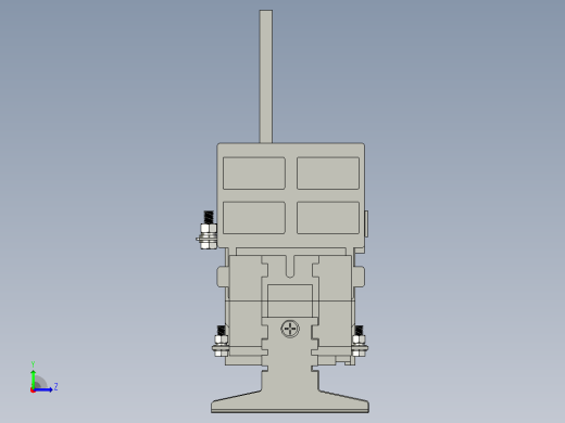 HH15-63_4QSA 4P隔离开关熔断器组三维模型202103左视缩略图