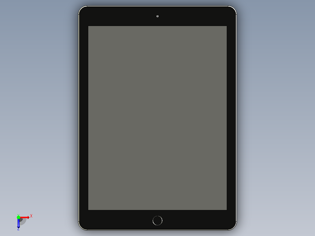 Pad Air 2俯视图