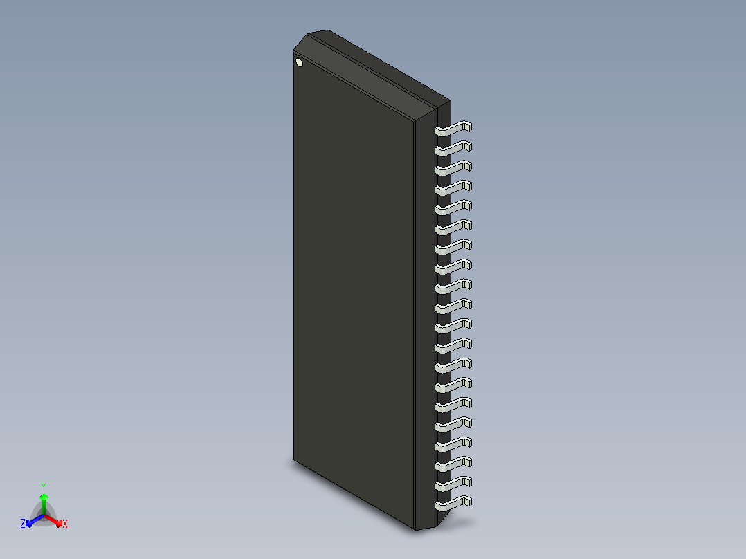 106x SOIC 封装（小外形集成电路）SOIC127P1180X275-40N主视图