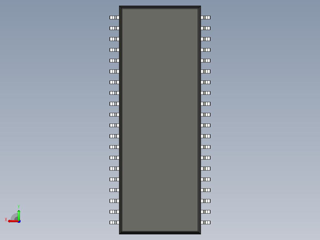 106x SOIC 封装（小外形集成电路）SOIC127P1180X275-40N后视图