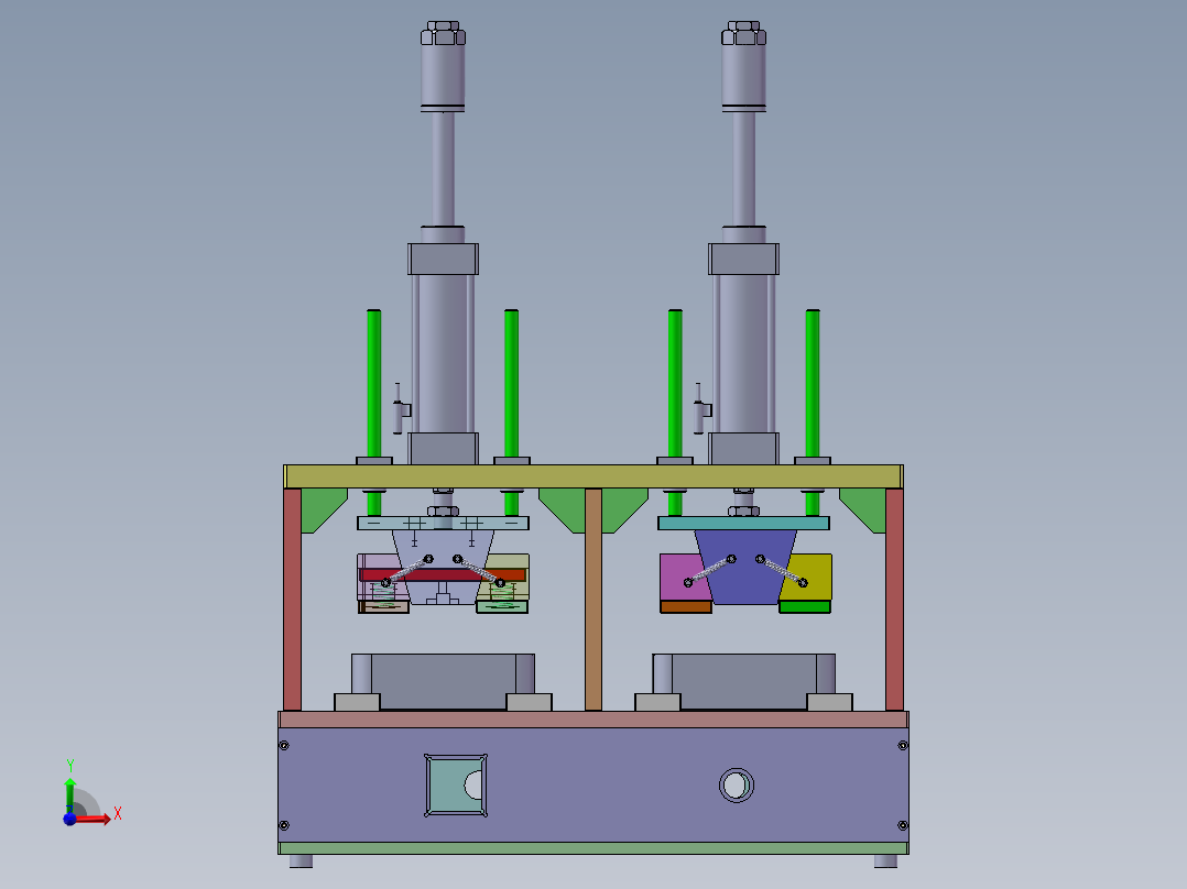 胶壳校正治具03-PACE E406sw17可编辑前视图