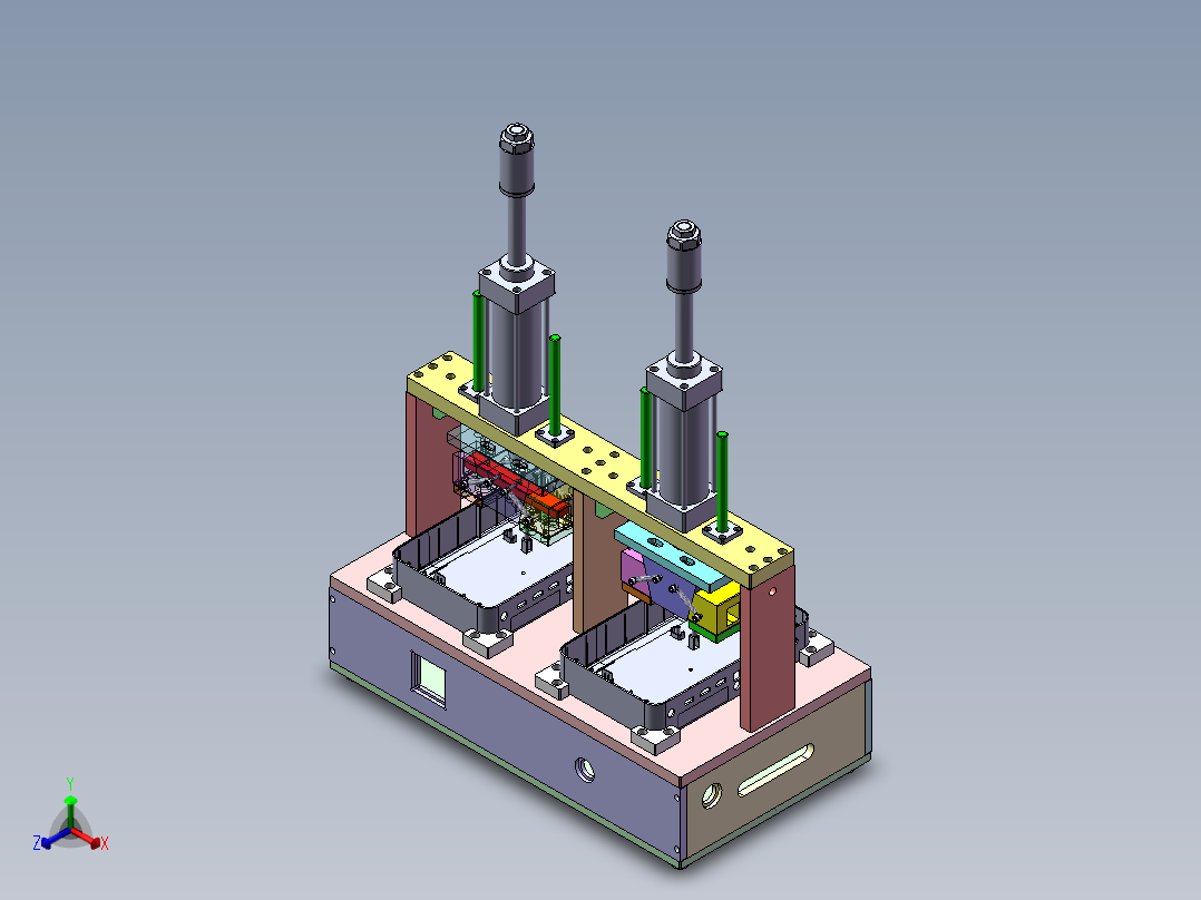 胶壳校正治具03-PACE E406sw17可编辑正等轴测图