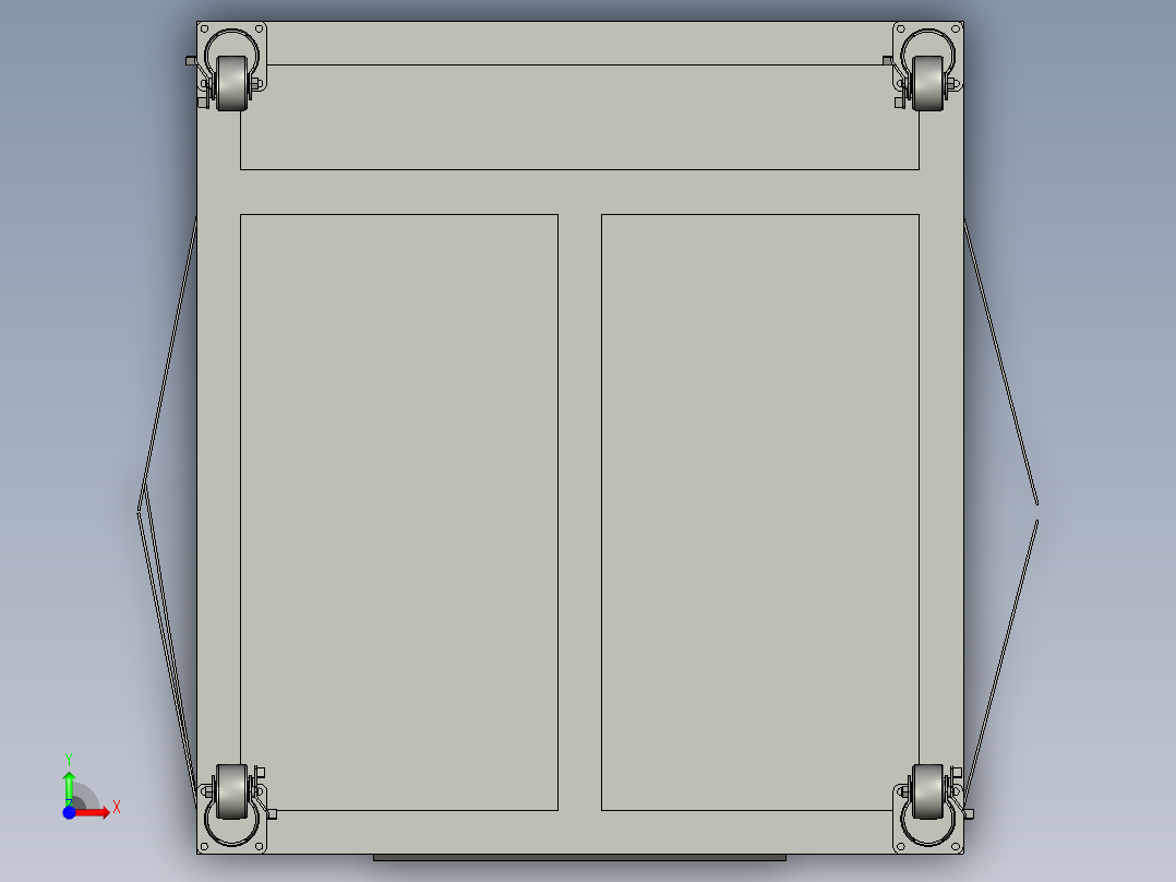 继电器电芯测试机stp前视图