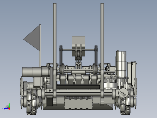 Team 43 VCC机器人车3D图纸 STP格式右视缩略图