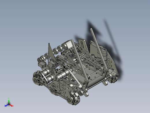 Team 43 VCC机器人车3D图纸 STP格式正等轴测缩略图