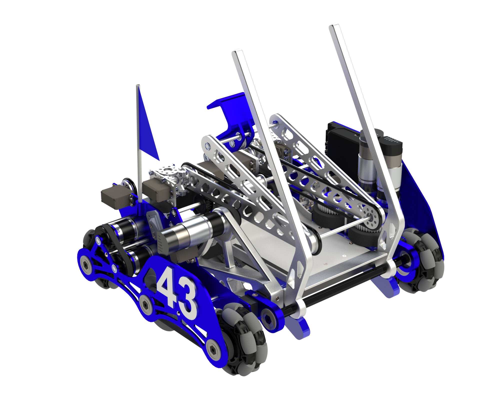 Team 43 VCC机器人车3D图纸 STP格式