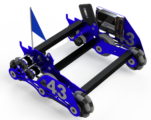 Team 43 VCC机器人车3D图纸 STP格式缩略图