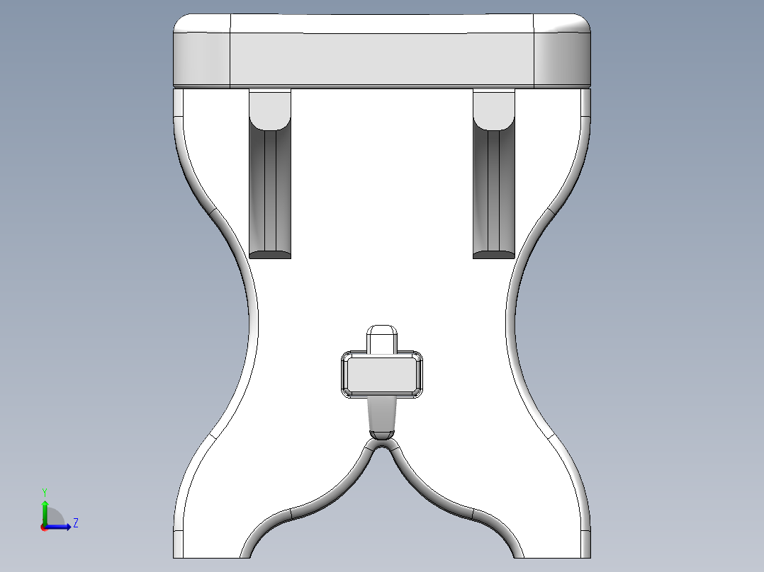 solidworks 实木小板凳创意设计左视图
