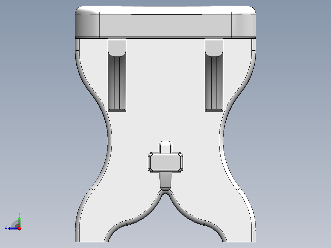 solidworks 实木小板凳创意设计右视图