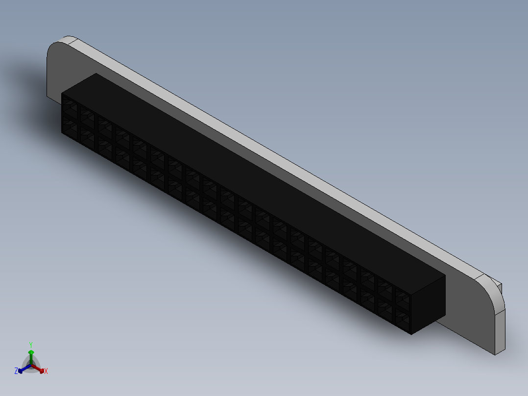 LED灯带电路板SW2014正等轴测图