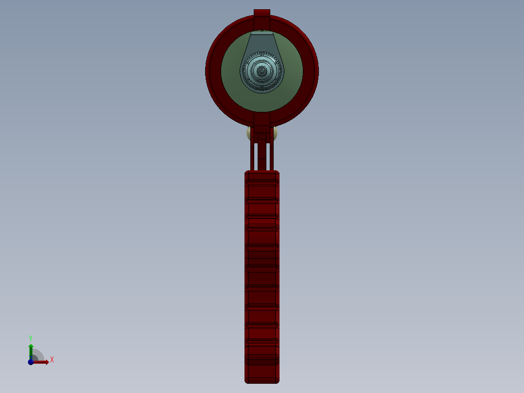 玻璃胶枪SW2012前视图