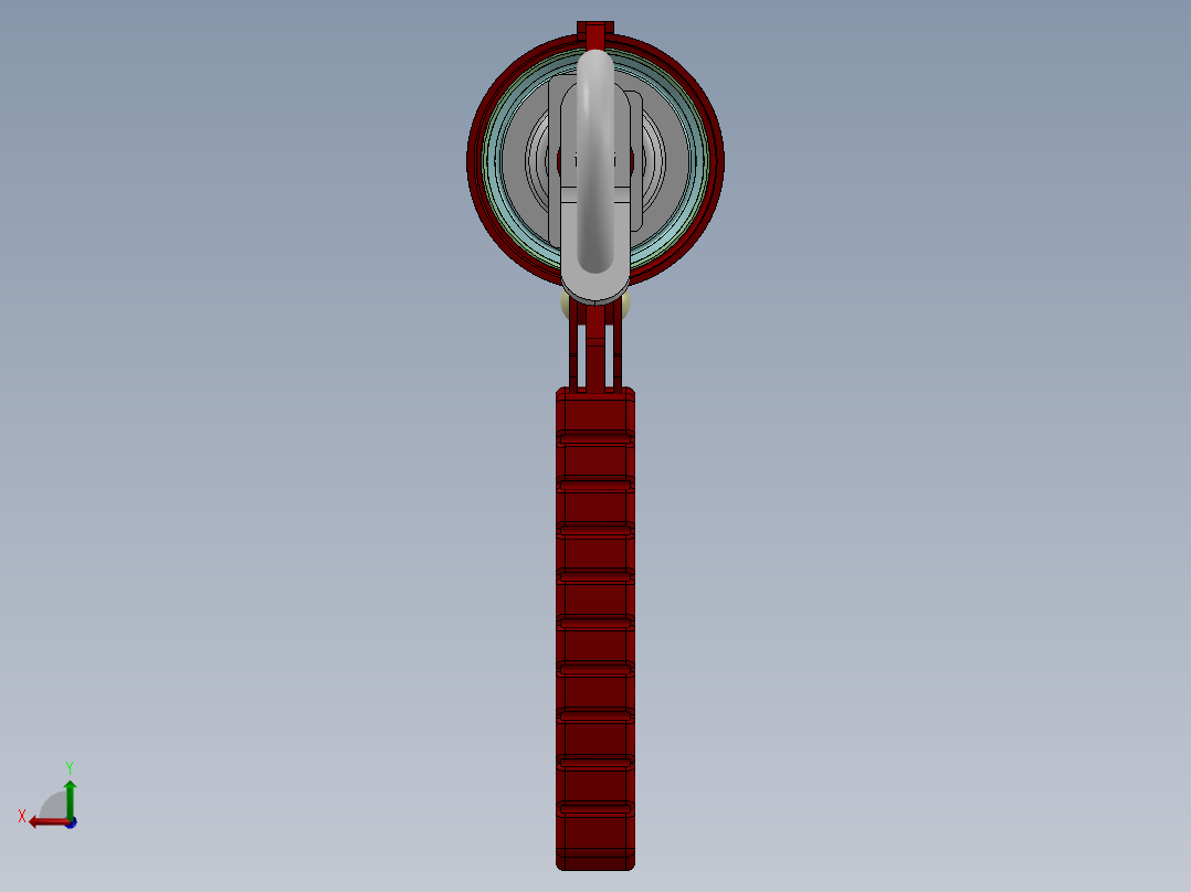 玻璃胶枪SW2012后视图