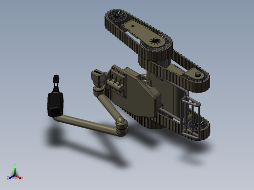 Robot履带车3D图纸 三维图纸 非标自动化图纸