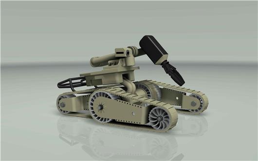 Robot履带车3D图纸 三维图纸 非标自动化图纸