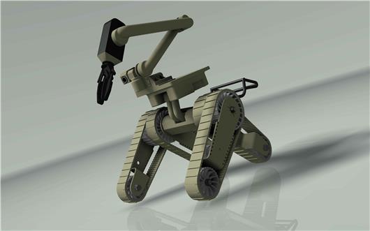 Robot履带车3D图纸 三维图纸 非标自动化图纸