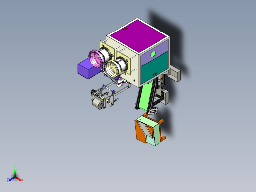 自动螺丝包装机3D图纸非标自动化设备3D图纸3D模型正等轴测缩略图