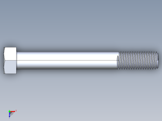 UNC 六角螺栓-Hex Bolt 0.750-10 x 6俯视缩略图