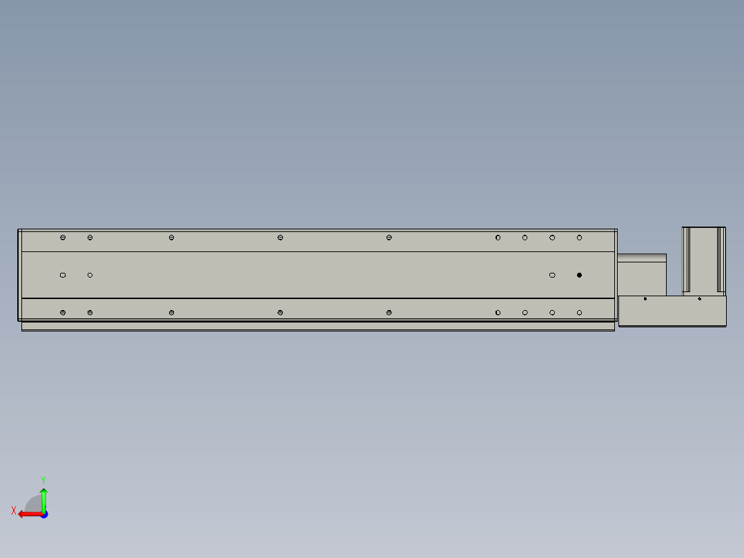 威洛博VBF17-S800-BL后视图