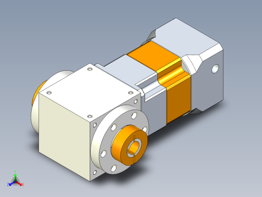 换向器PW90双边锁紧 PGH90-L2 19-70-90-M6.stp