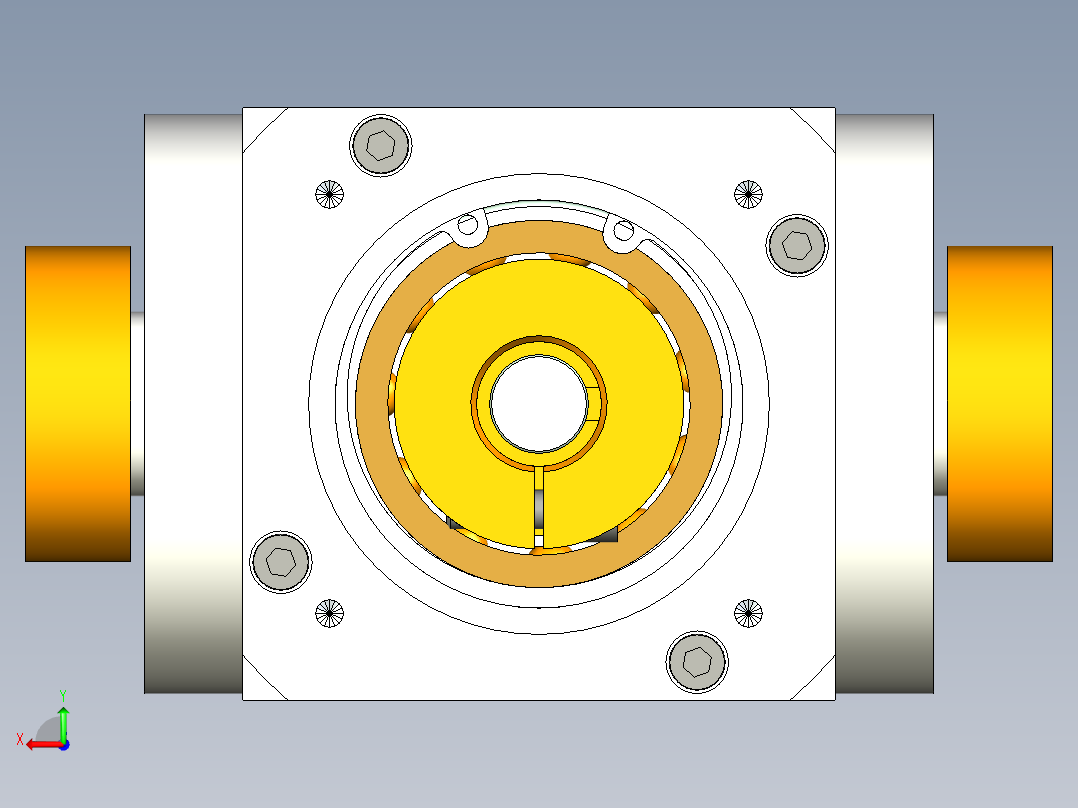 换向器PW90双边锁紧 PGH90-L2 19-70-90-M6.stp后视图