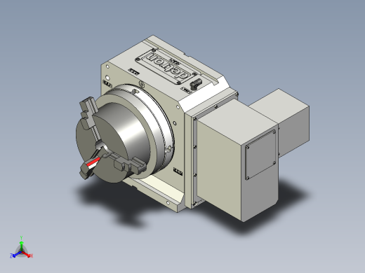 德川-255四轴转台配套卡盘1053530----50
