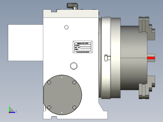 德川-255四轴转台配套卡盘1053530----50左视缩略图