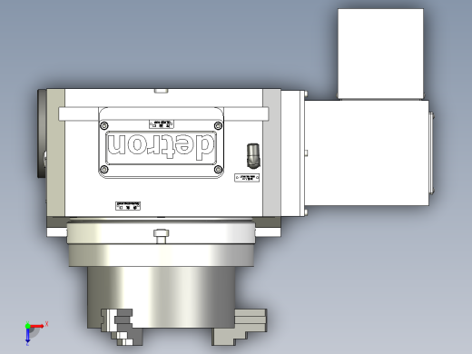 德川-255四轴转台配套卡盘1053530----50俯视缩略图