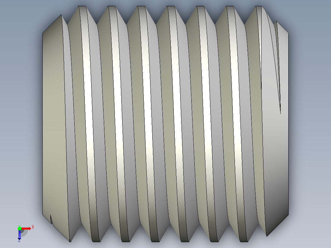 DIN 913-ISO 4026 固定螺钉-M24 L=25.STEP俯视图