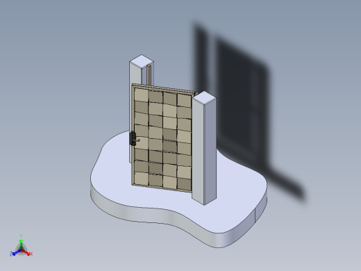 大门(4)正等轴测缩略图