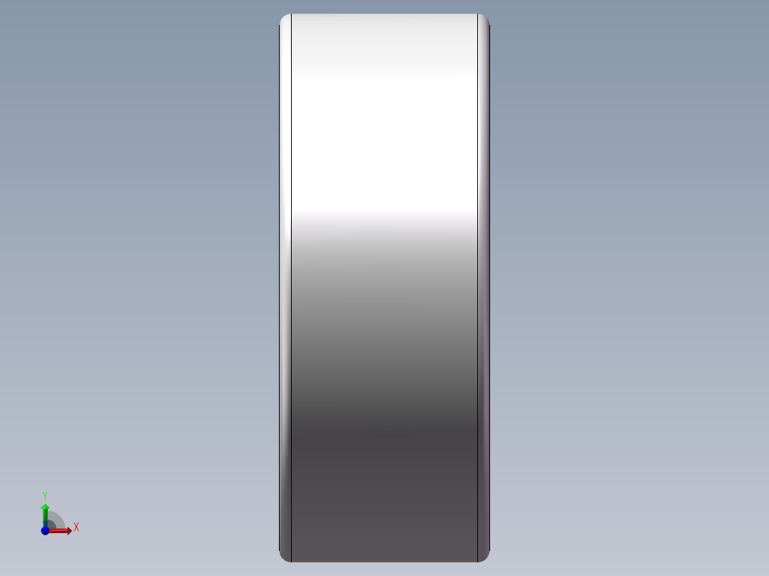 调心滚珠轴承（2204）前视图