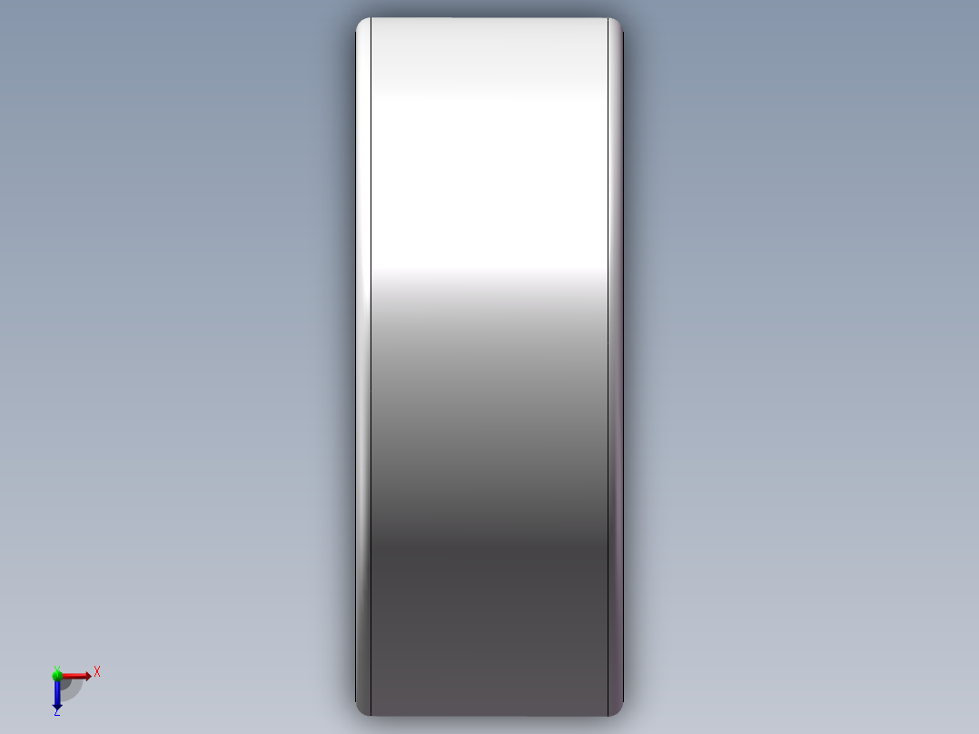 调心滚珠轴承（2204）俯视图