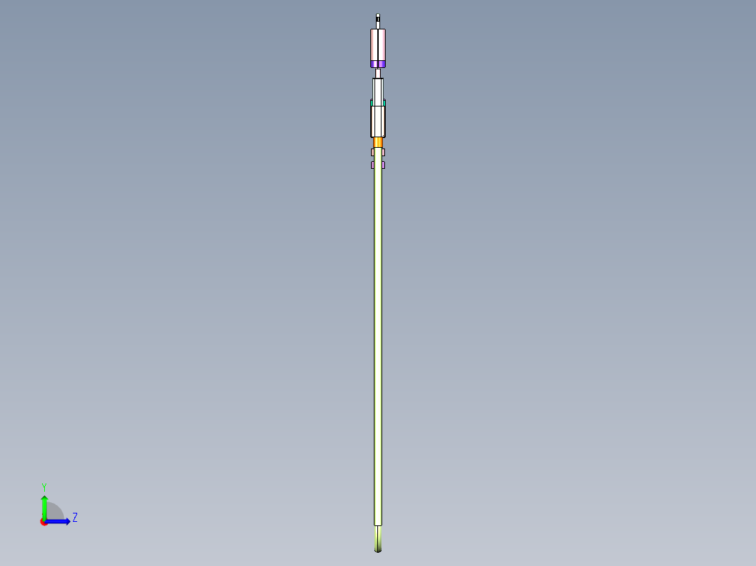 3英寸充电线左视图