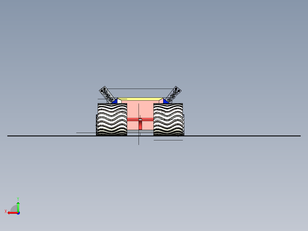 暗黑跑车后视图