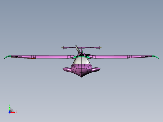 水陆两栖飞行汽车前视缩略图