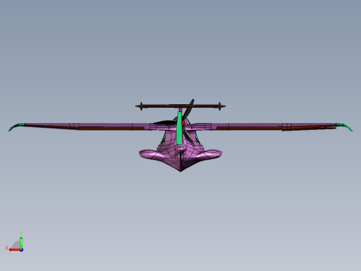 水陆两栖飞行汽车后视缩略图