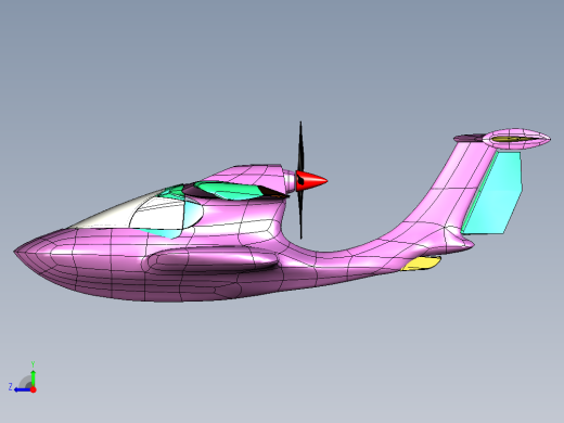 水陆两栖飞行汽车右视缩略图