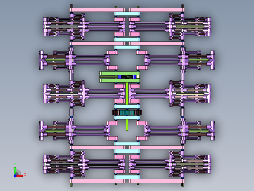 齿轮连杆组合机构的多足机器人前视缩略图