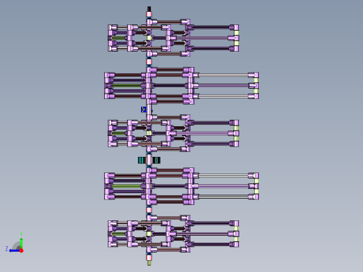 齿轮连杆组合机构的多足机器人右视缩略图