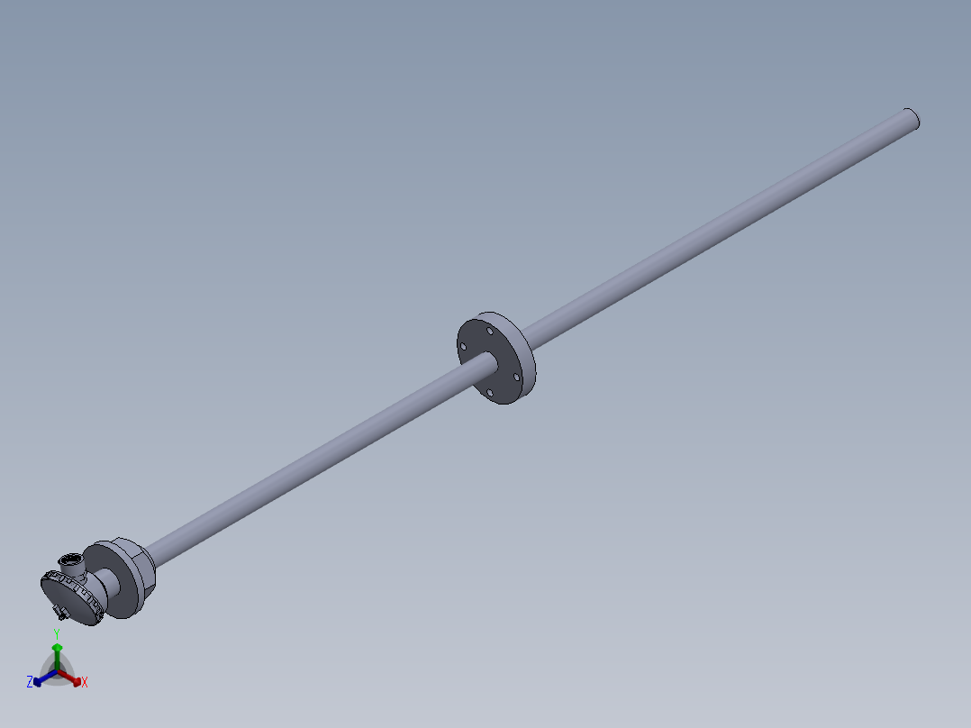 热电偶正等轴测图